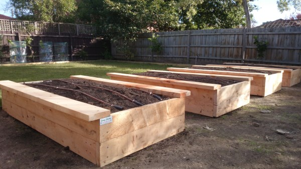 Sustainable Cypress Sleepers for Garden Beds