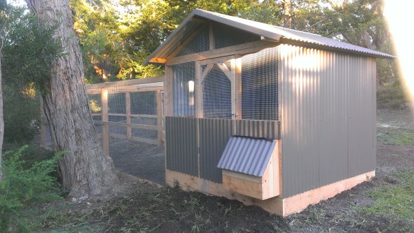 Chook House & 8 mtr run designed & built by Yummy Gardens Melbourne