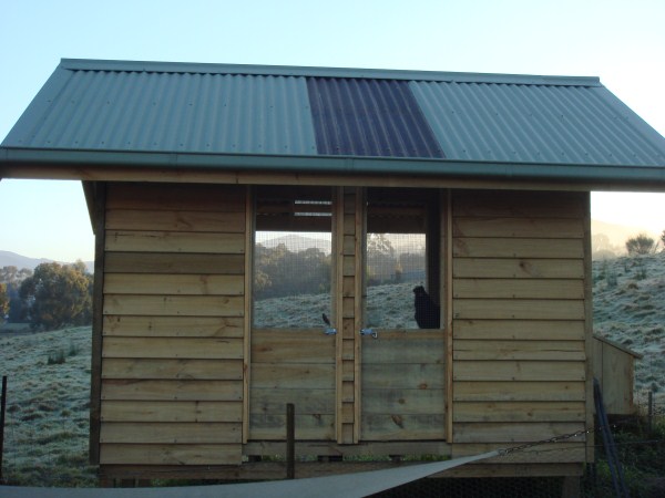 custom built timber chook house by Yummy Gardens