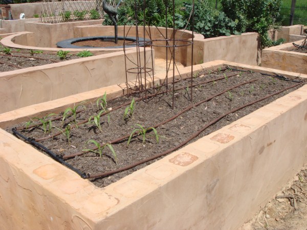 rendered block raised garden Yummy Gardens Melbourne