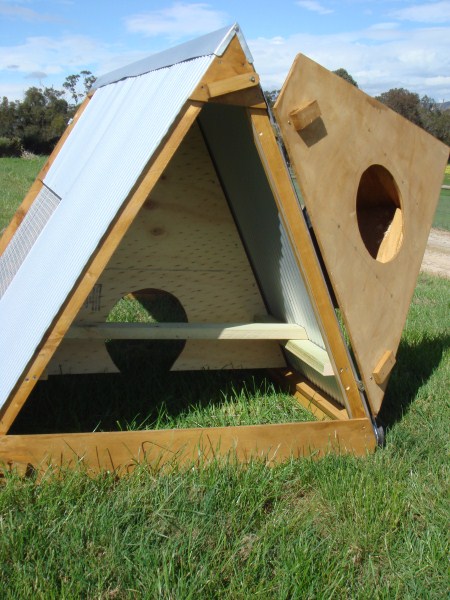 roosting and night area in coop by Yummy Gardens Melbourne